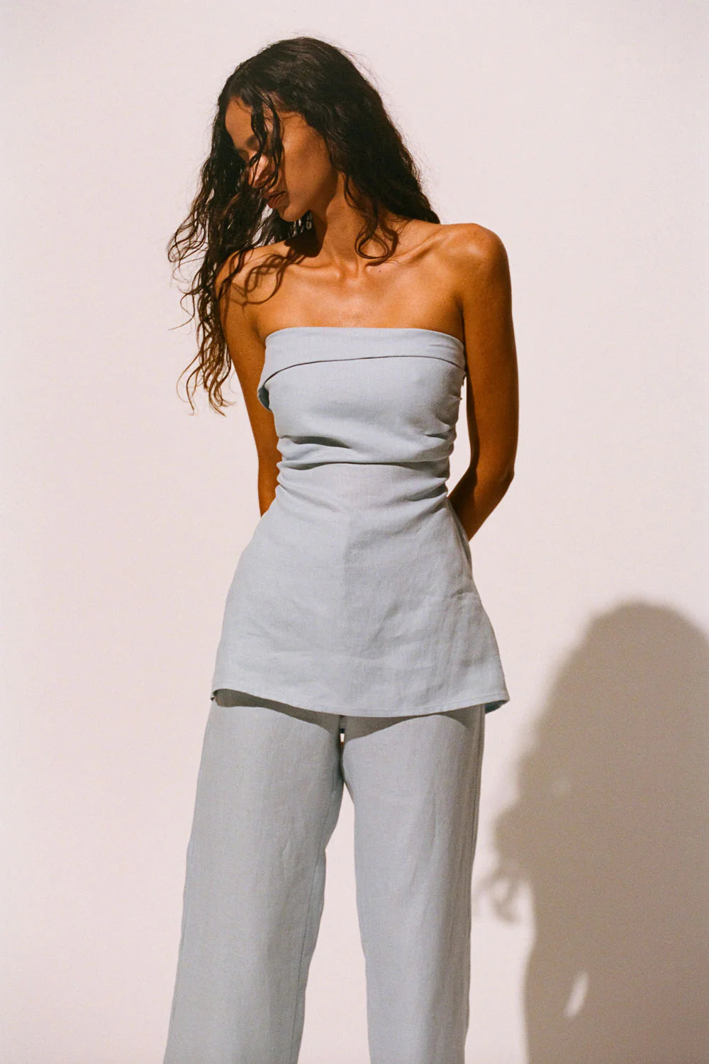 Boe Tunic Top Sky Blue