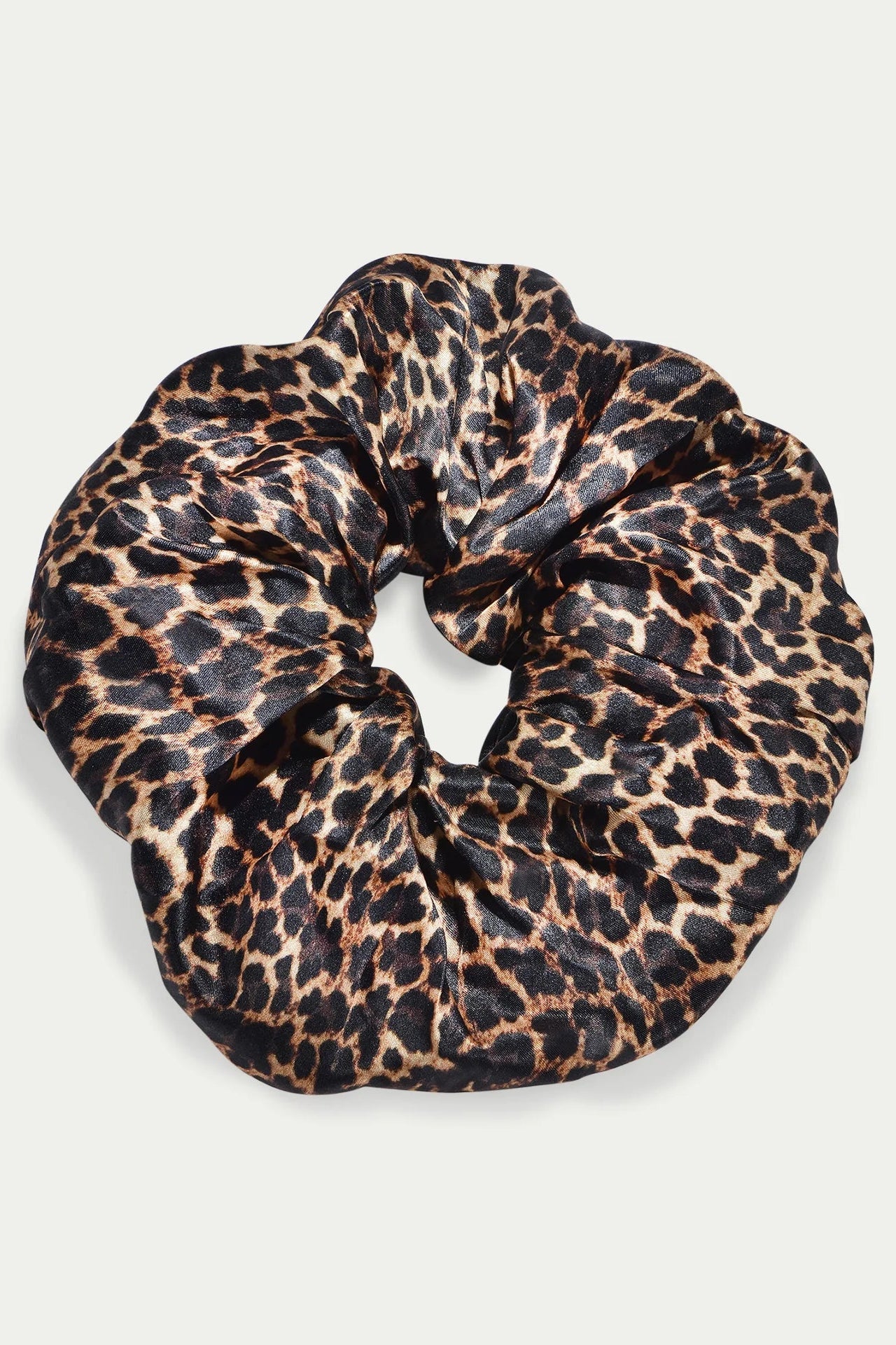 Silk Scrunchie - Leopard