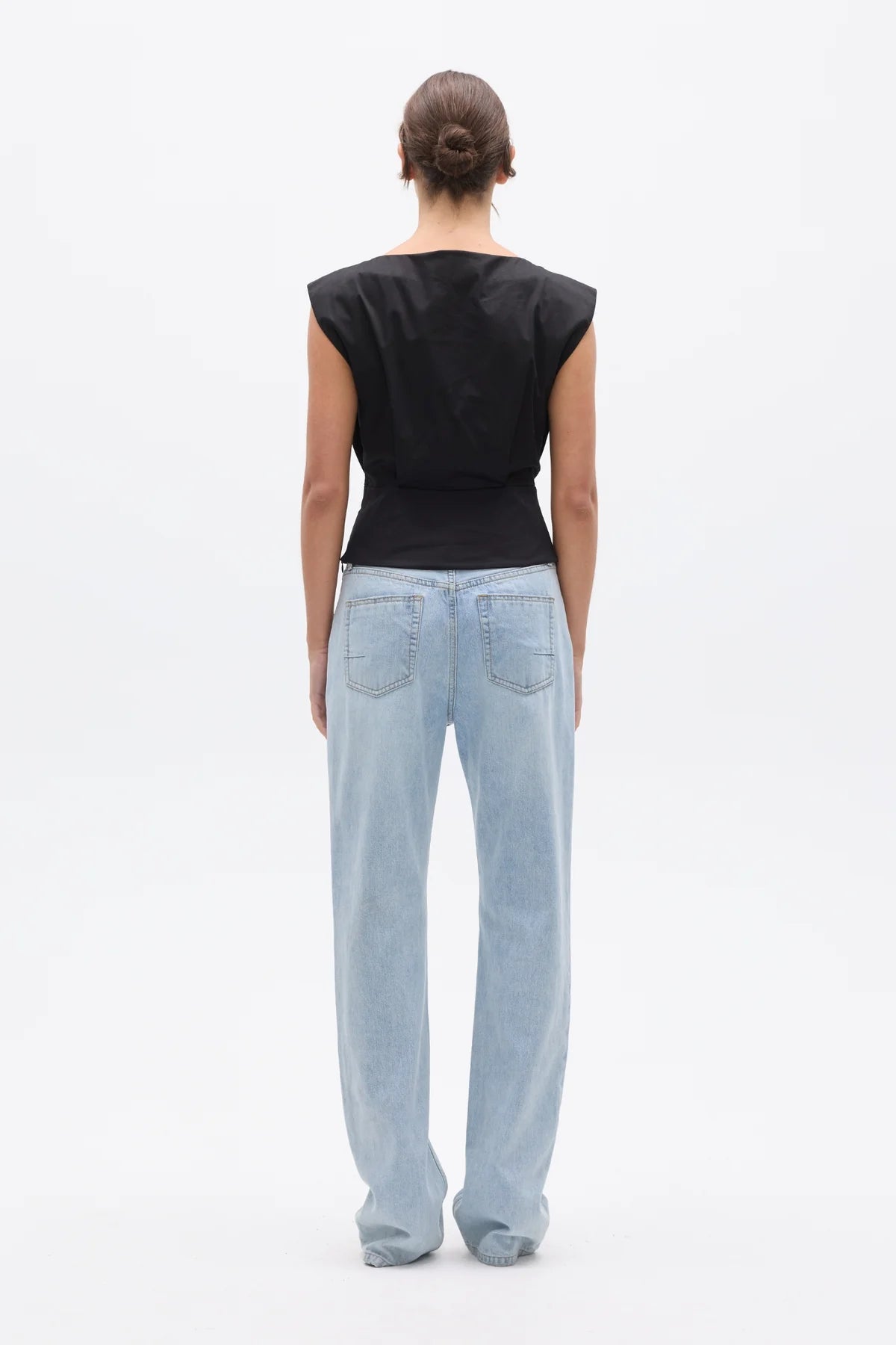 SHELLY TOP - BLACK