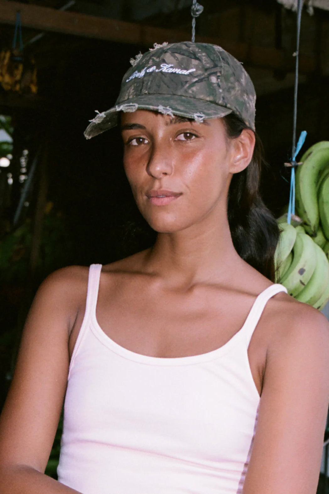 Pinky & Kamal Signature Cap - Distressed Camo