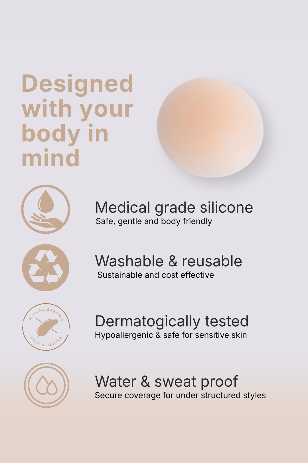 Silicone Nipple Covers (Non-Adhesive)