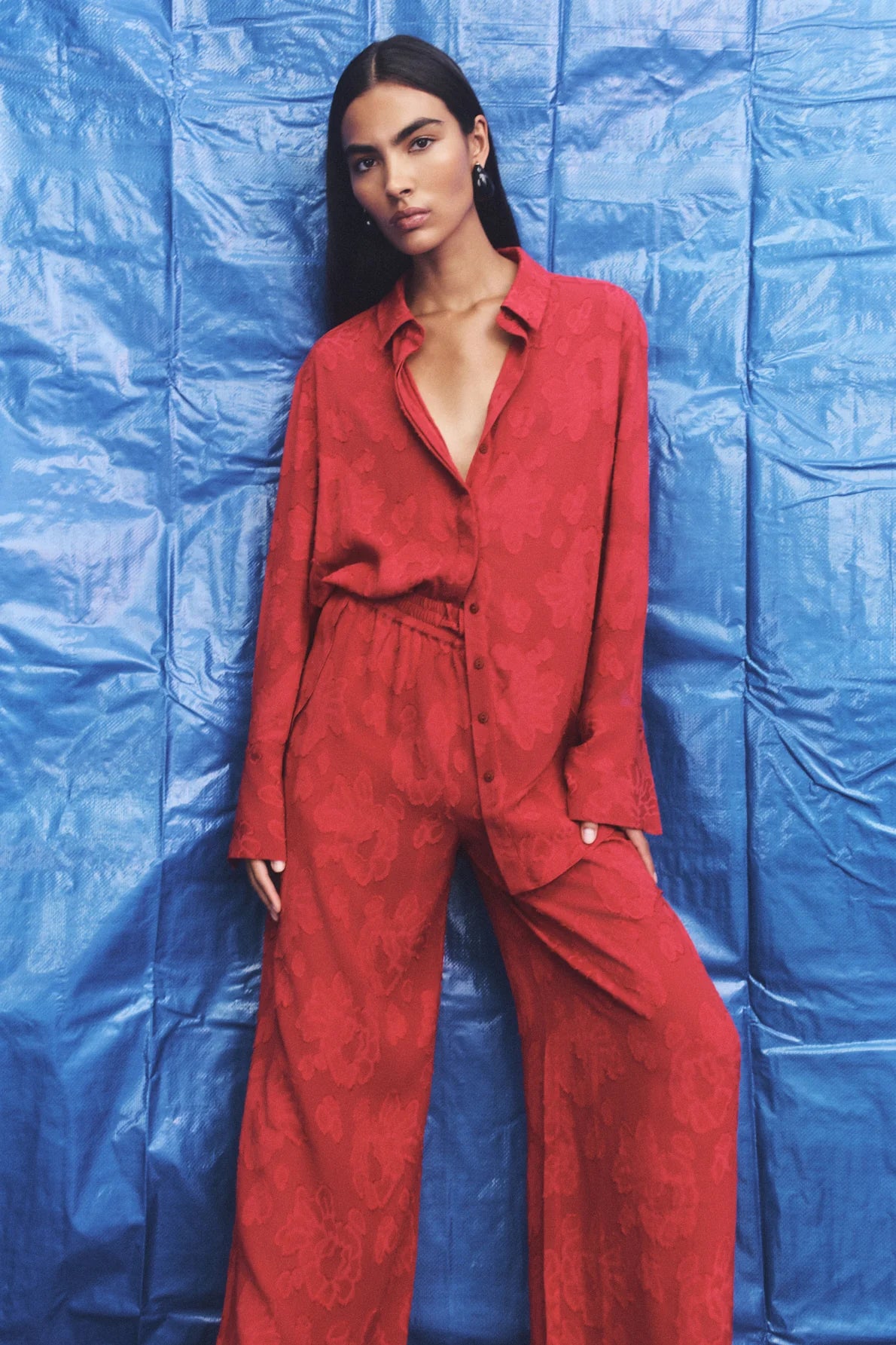 Bowery Shirt - Cherry