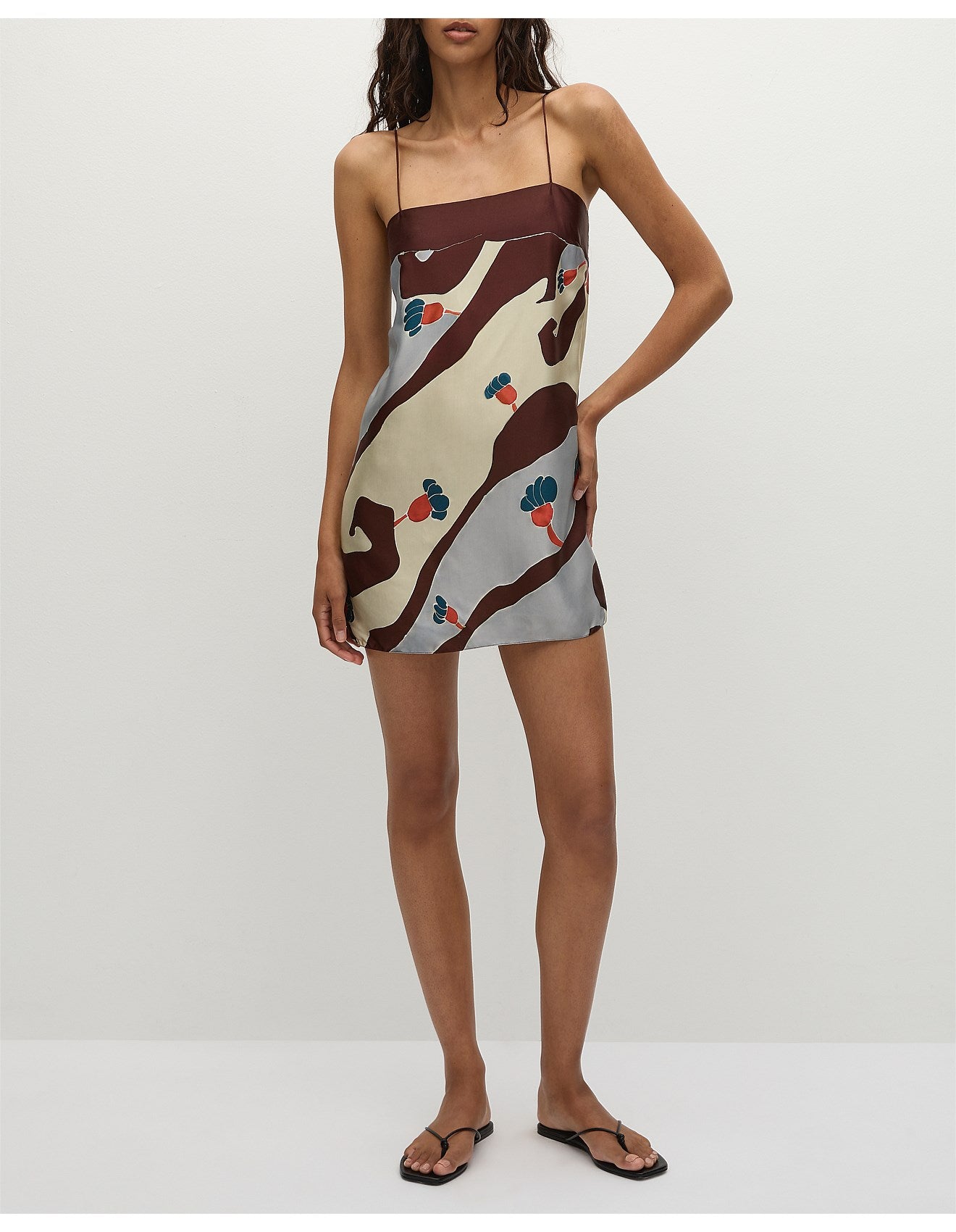 PHYLIS MINI DRESS - MANDRAKI FLORAL
