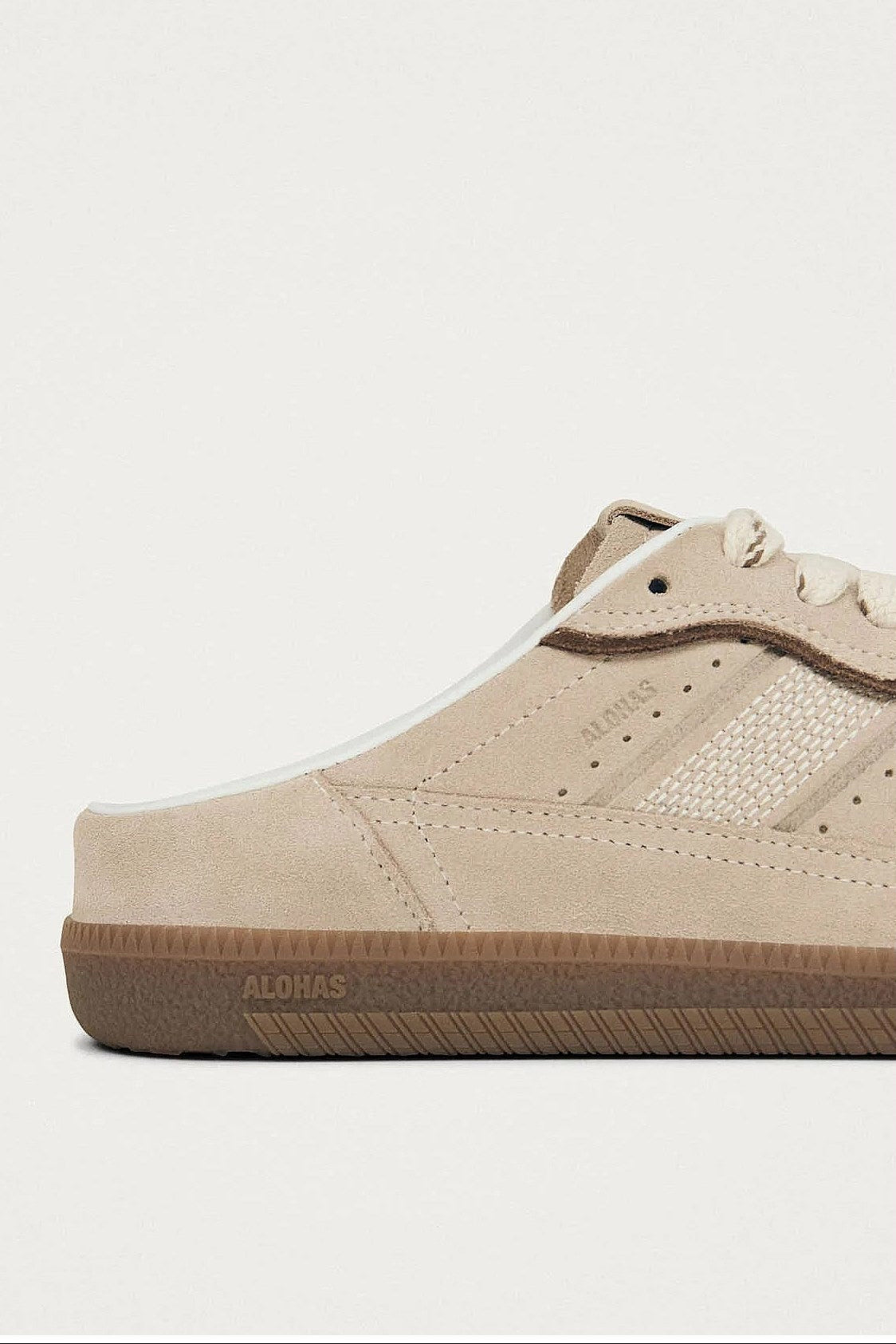 Women's Tb.490 Mule Cream Leather Sneakers