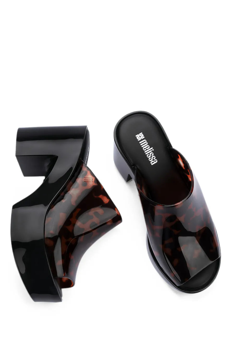 MELISSA MULE HYPE II AD BLACK/TORTOISE
