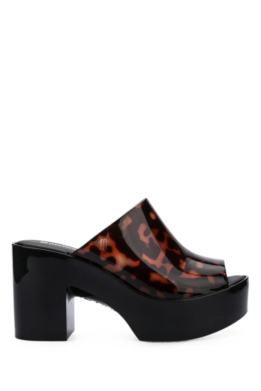 MELISSA MULE HYPE II AD BLACK/TORTOISE