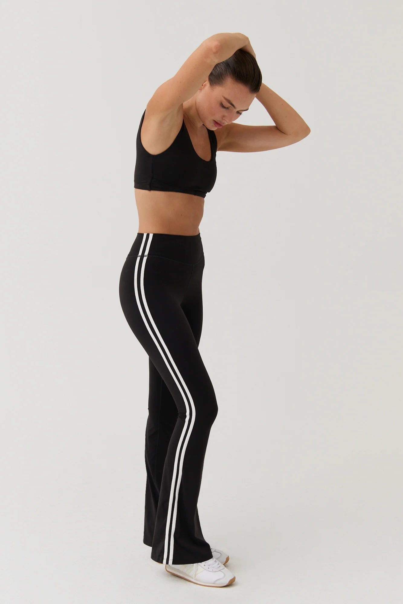 Vibration Flare - Black with White Stripes