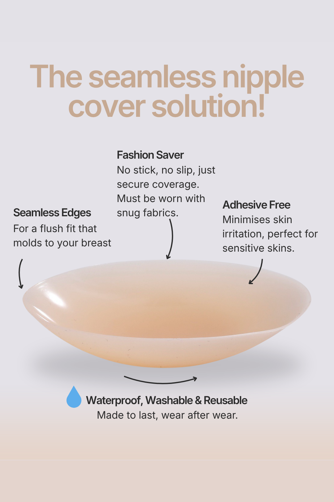 Silicone Nipple Covers (Non-Adhesive)