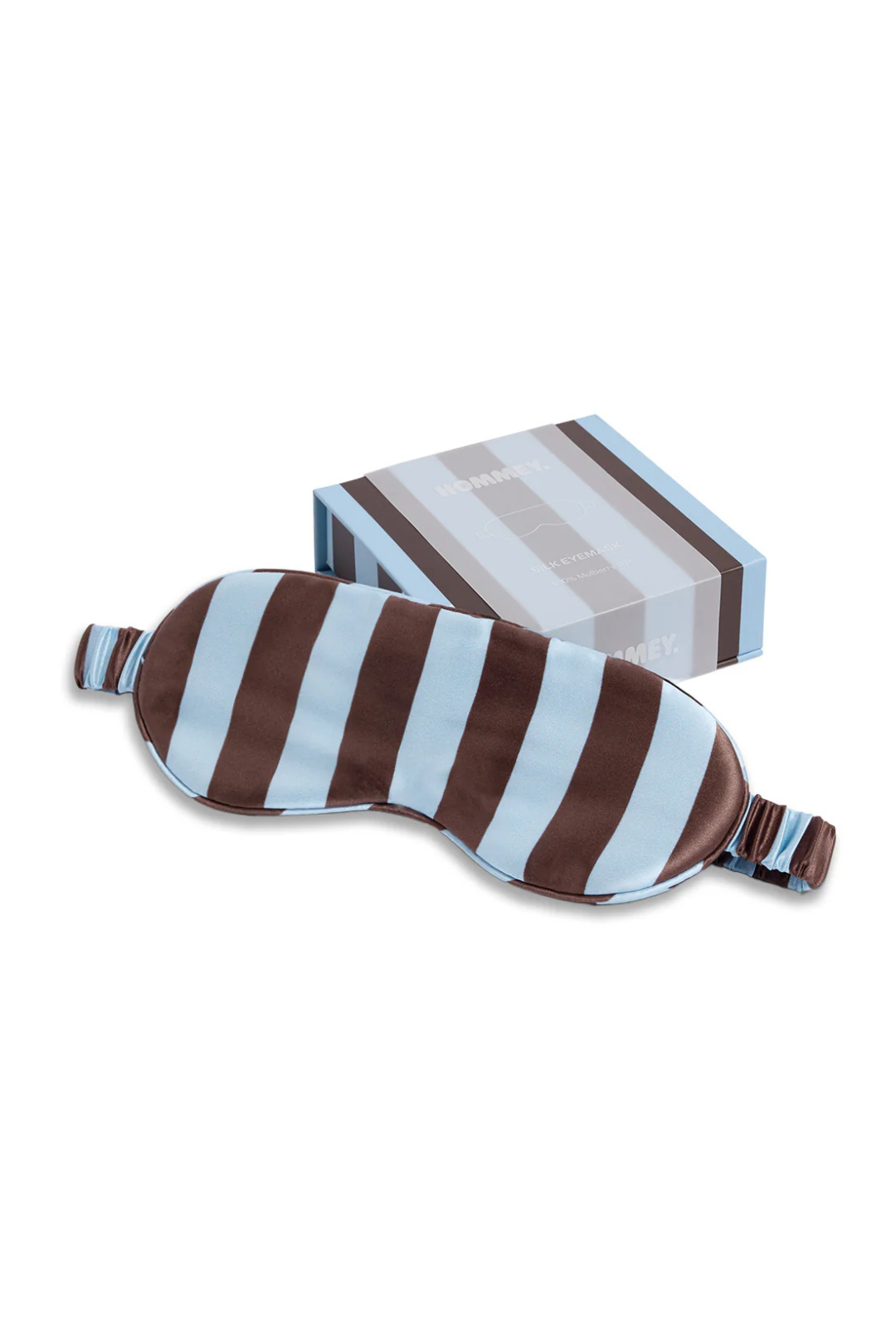 Silk Eyemask - Iced Chocolate Stripes