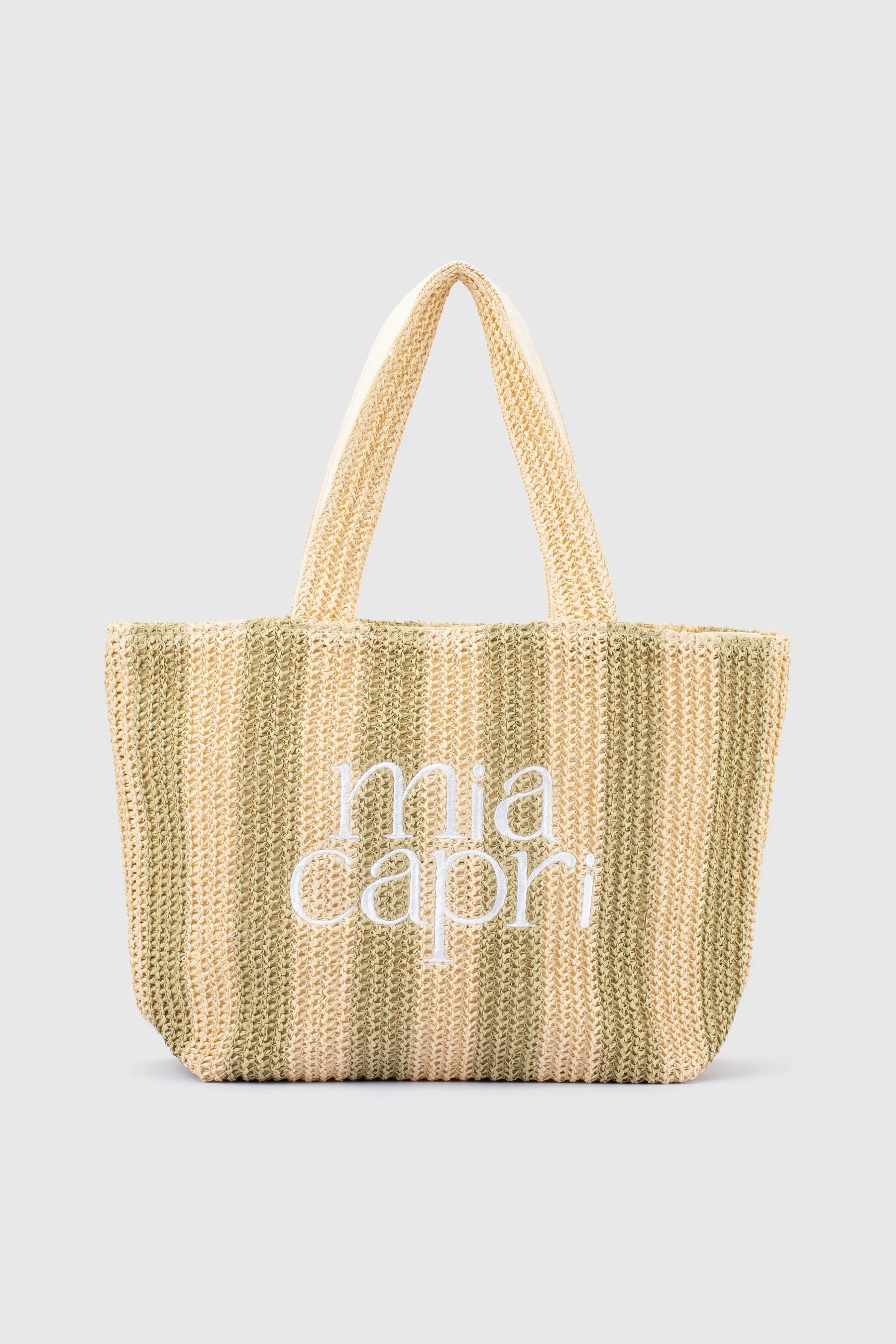 Mia Capri Vacay Tote - Sage Green