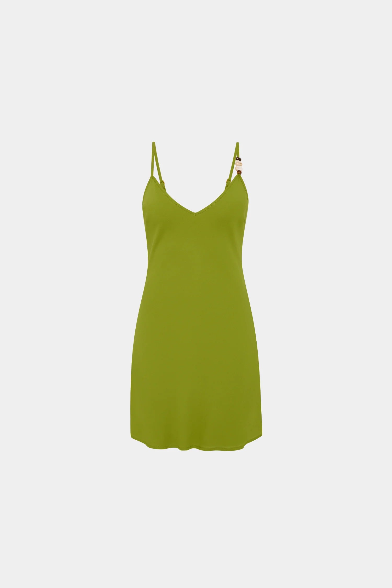 Georgette Mini Dress - Beaded Emerald