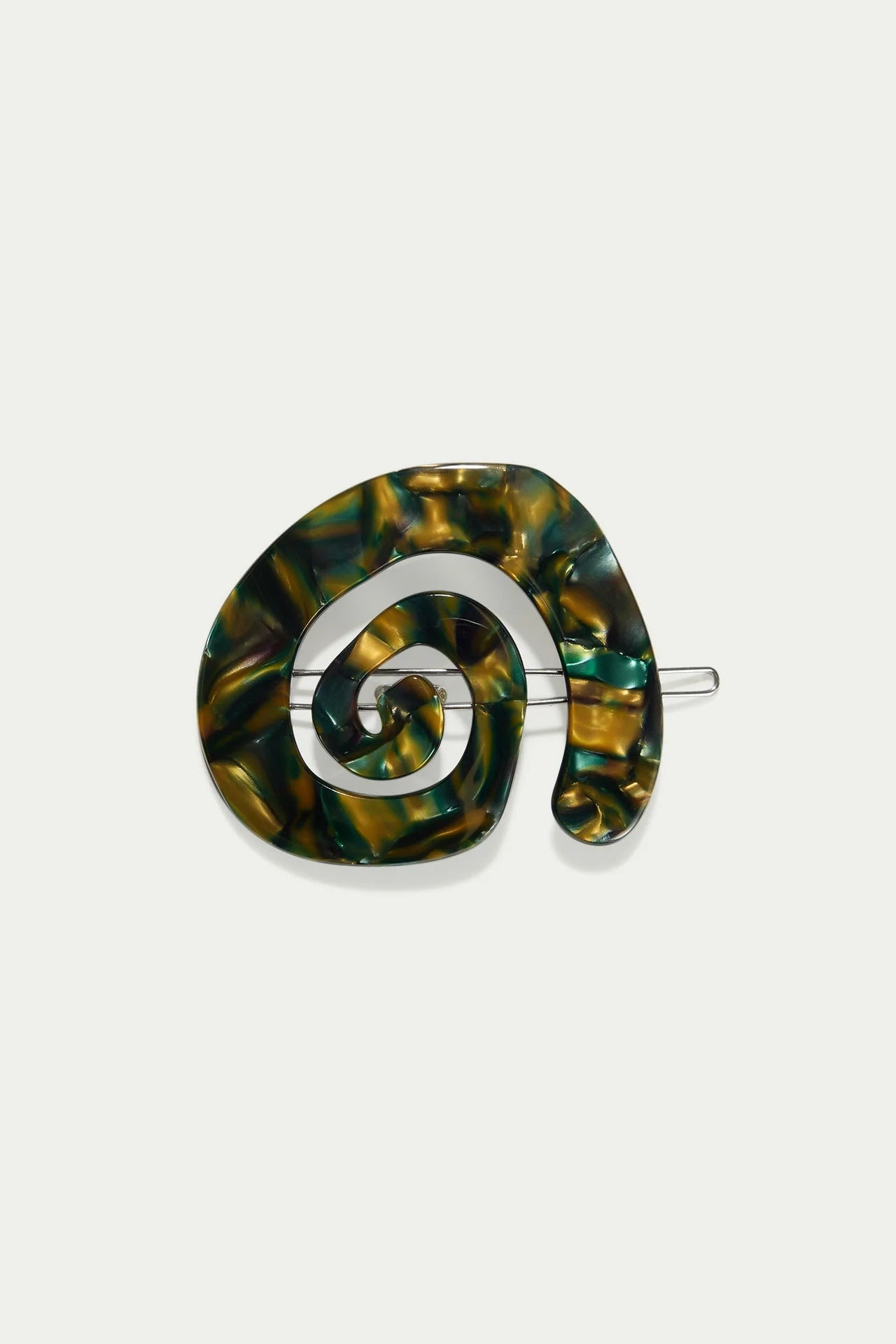 SWIRL TIGE BOULE - GREEN TORTOISESHELL