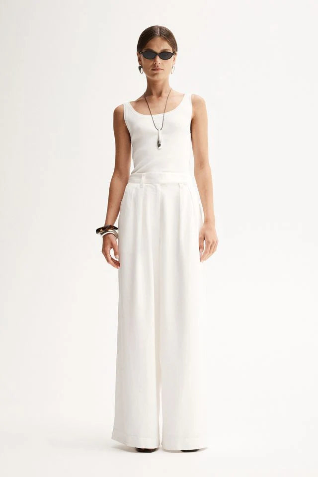ISABELLA PANT - WHITE