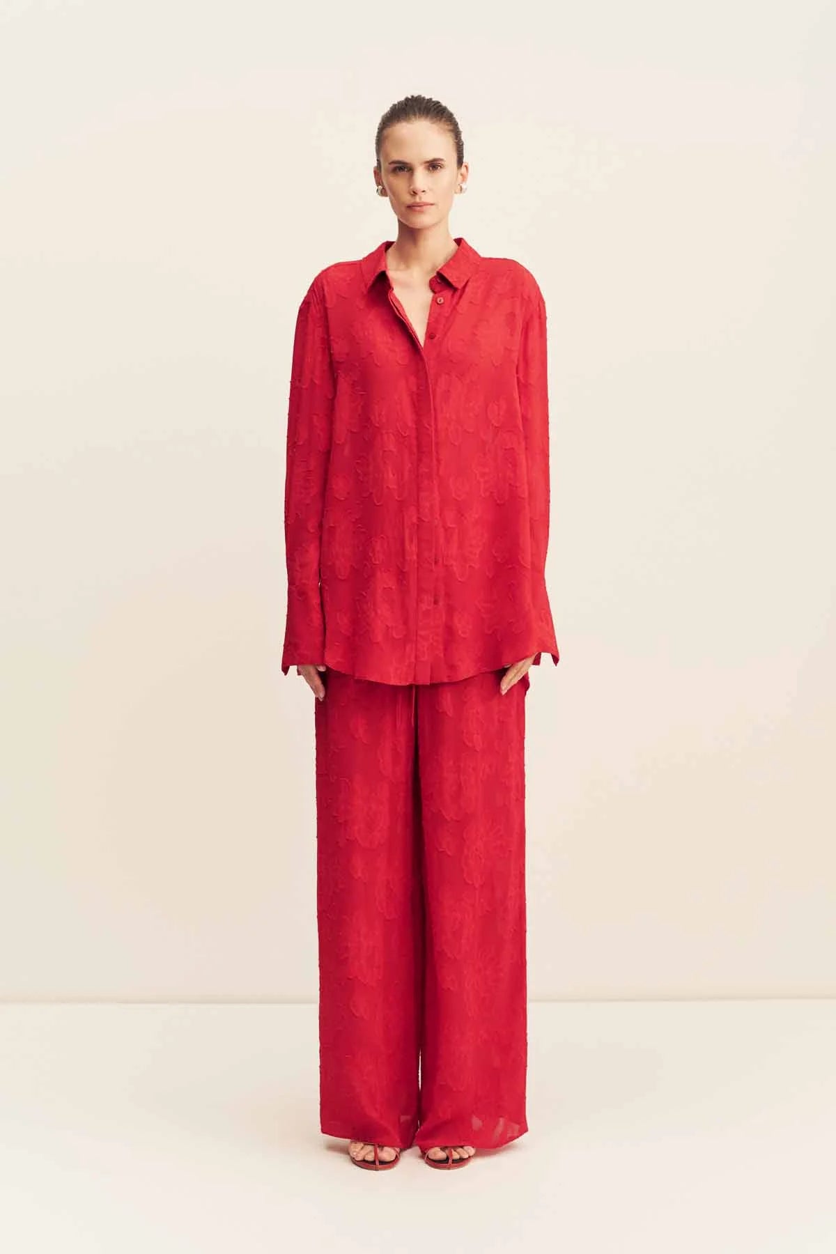 Bowery Shirt - Cherry