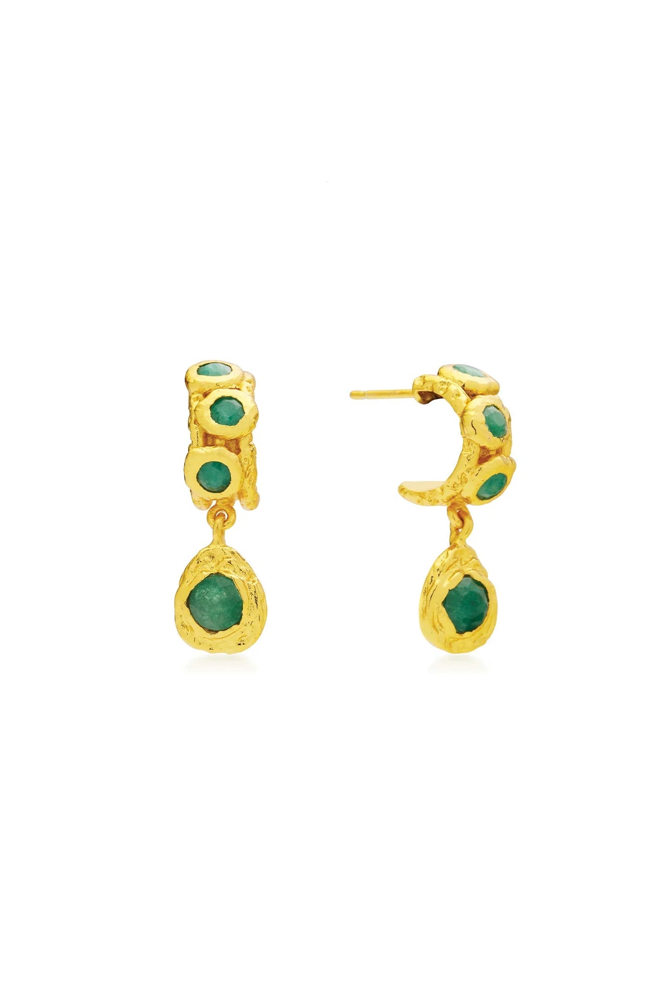 ALANYA EARRINGS - GREEN