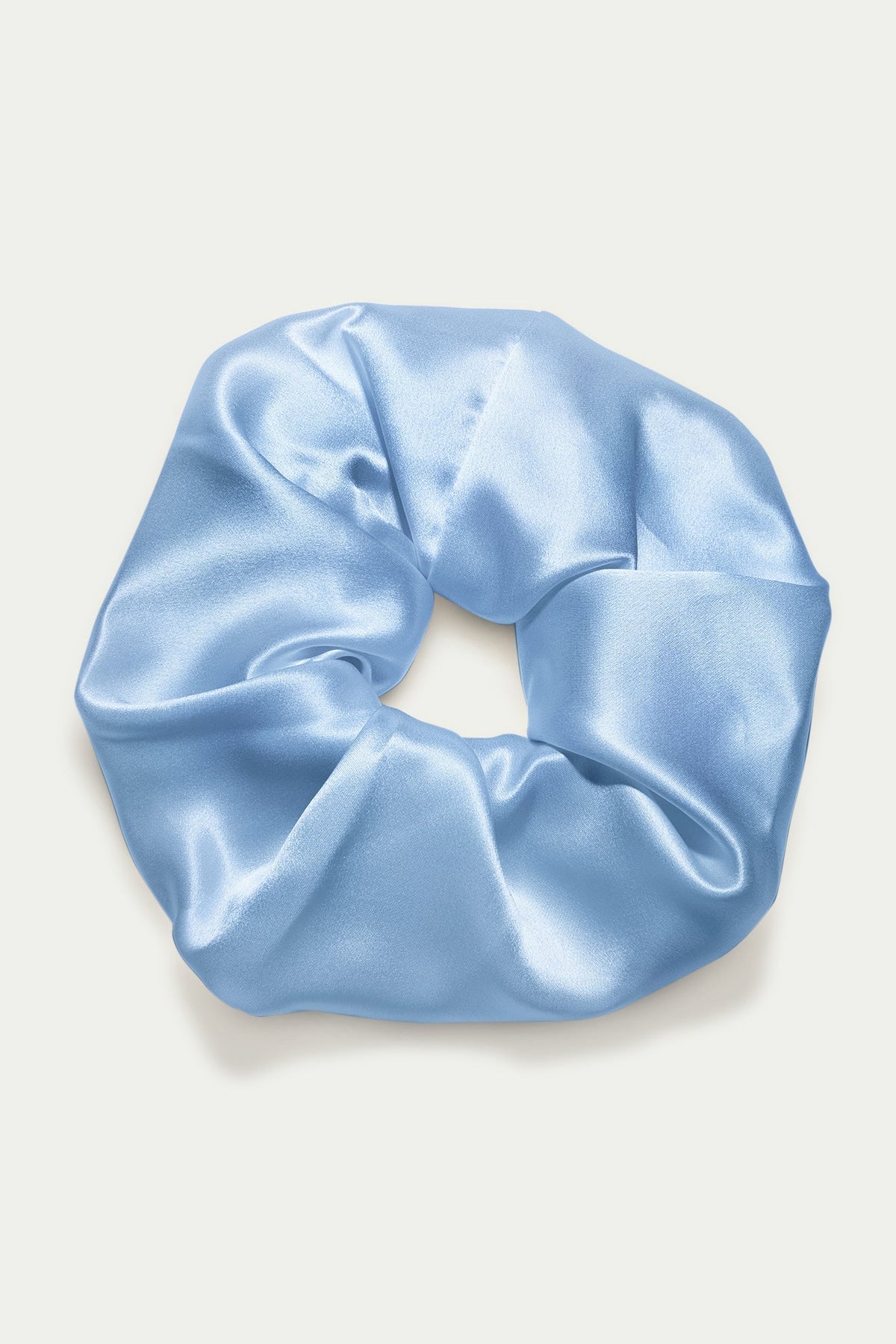 Silk Scrunchie - Angel Blue