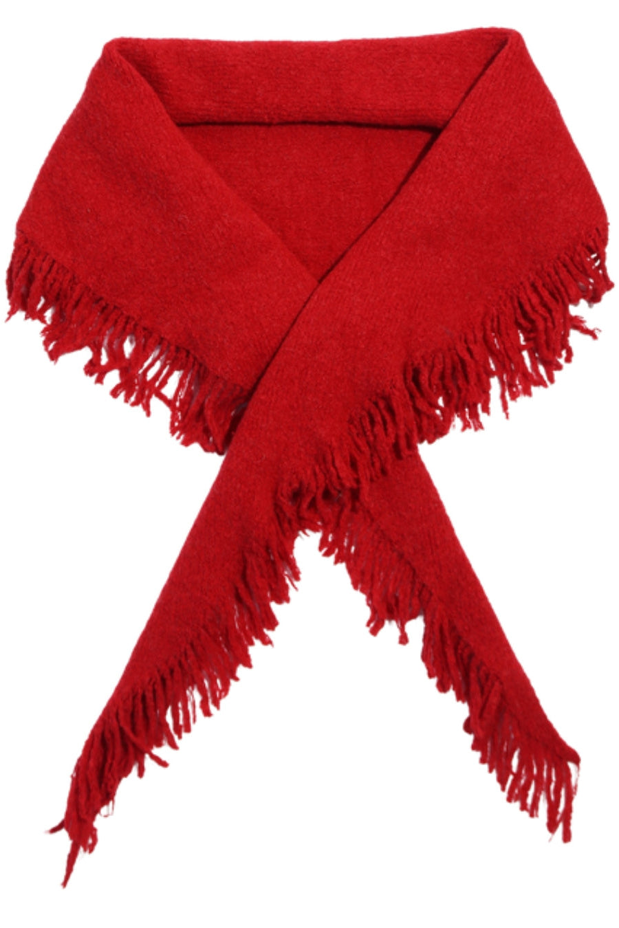 Aspen Triangle Scarf - Red