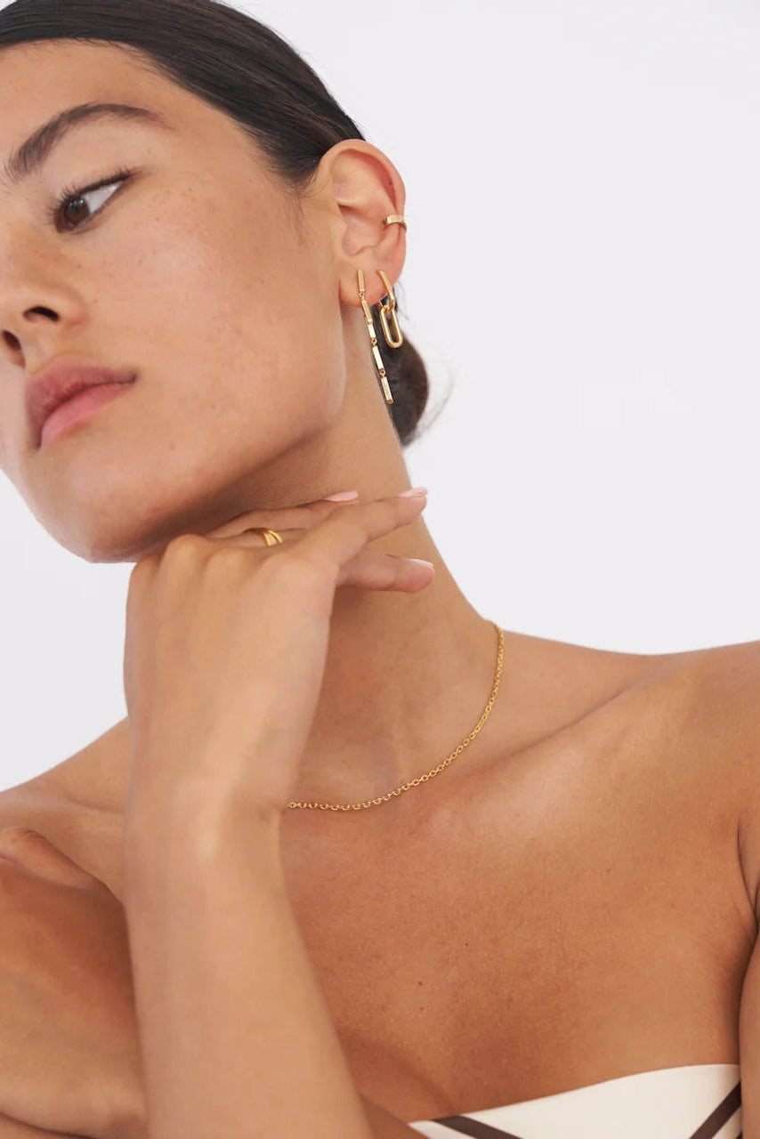 CELINE EARRINGS GOLD