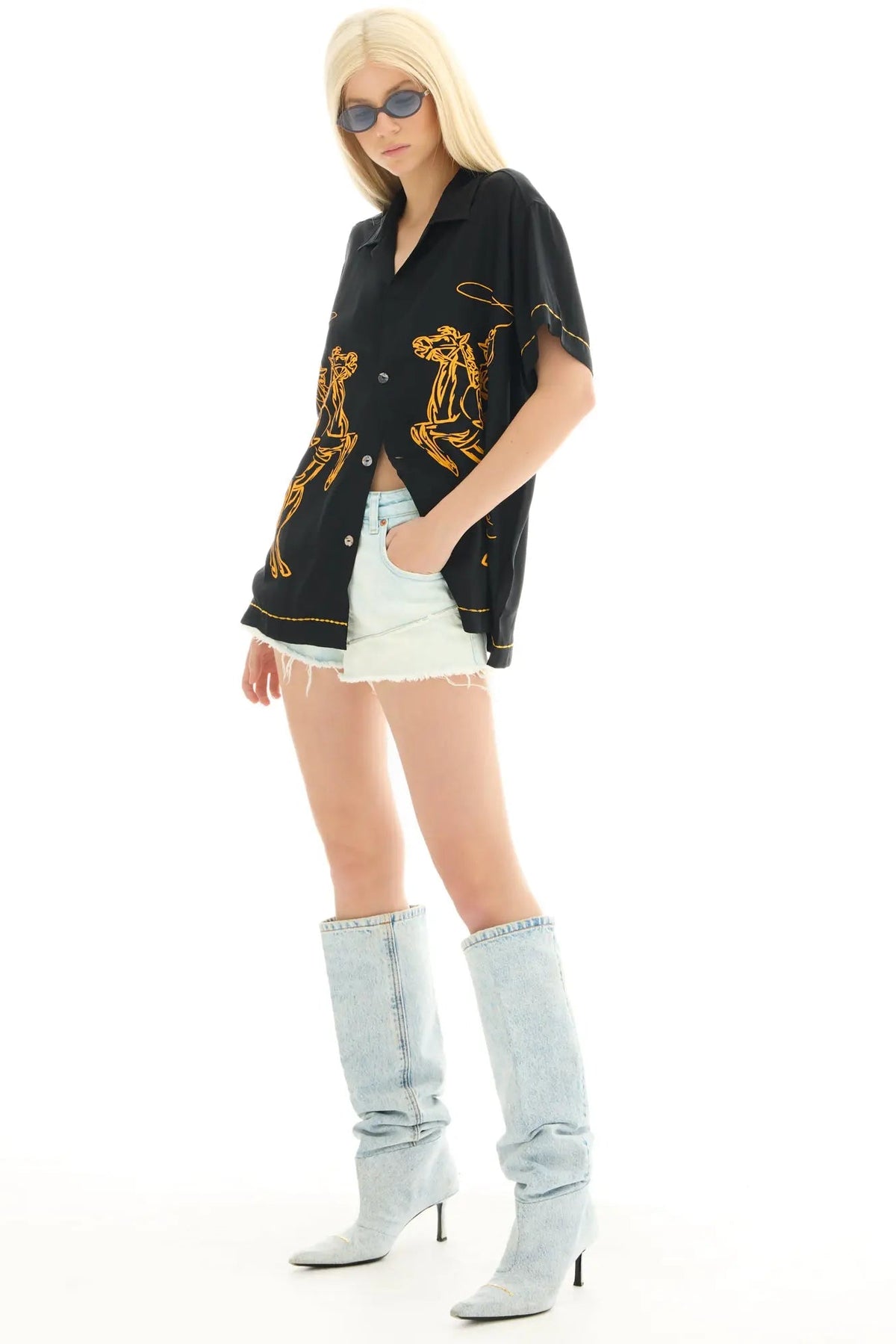 Cowboy Silk Shirt