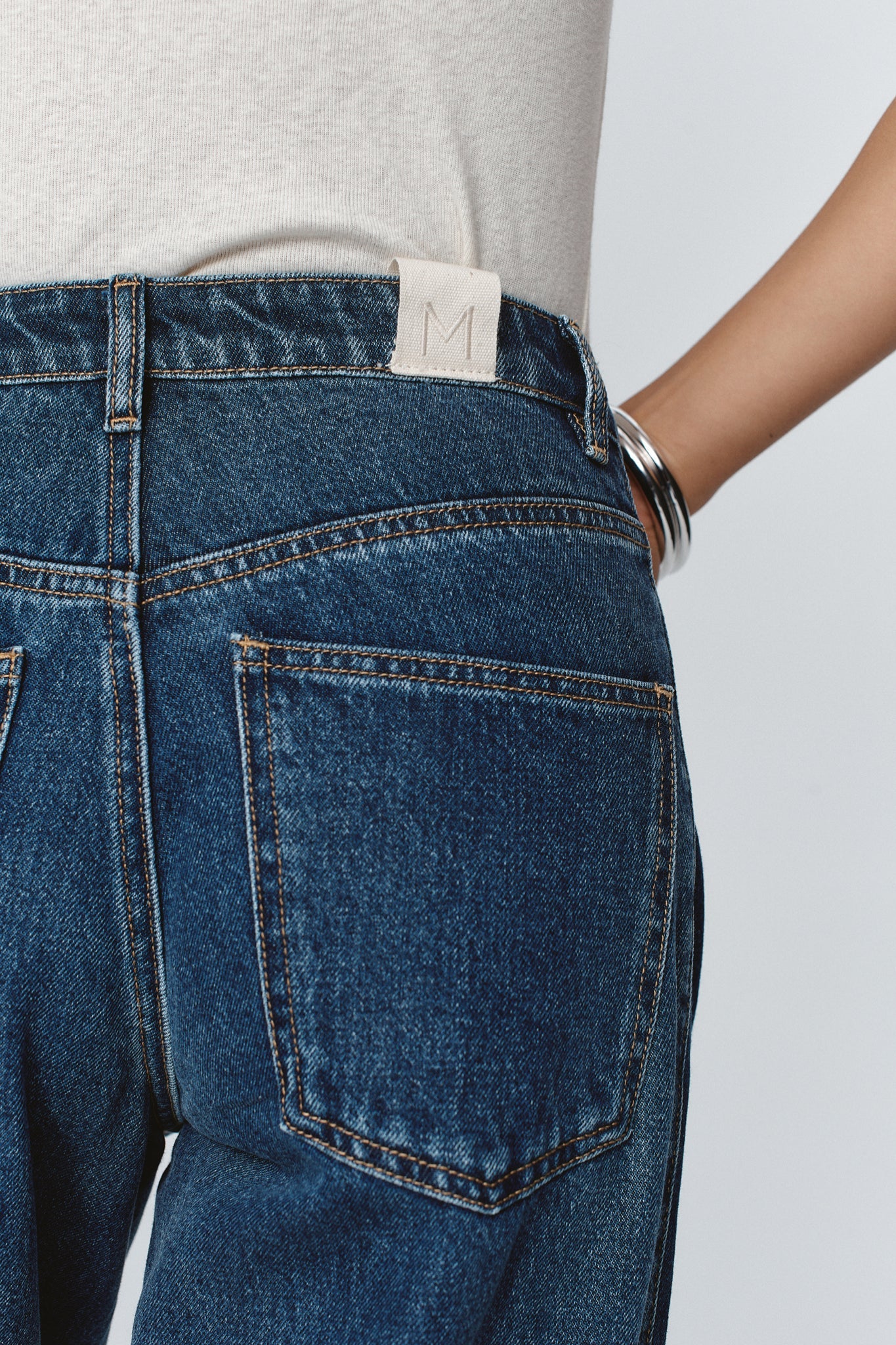 BORDER JEAN - INDIGO / WASHED INDIGO