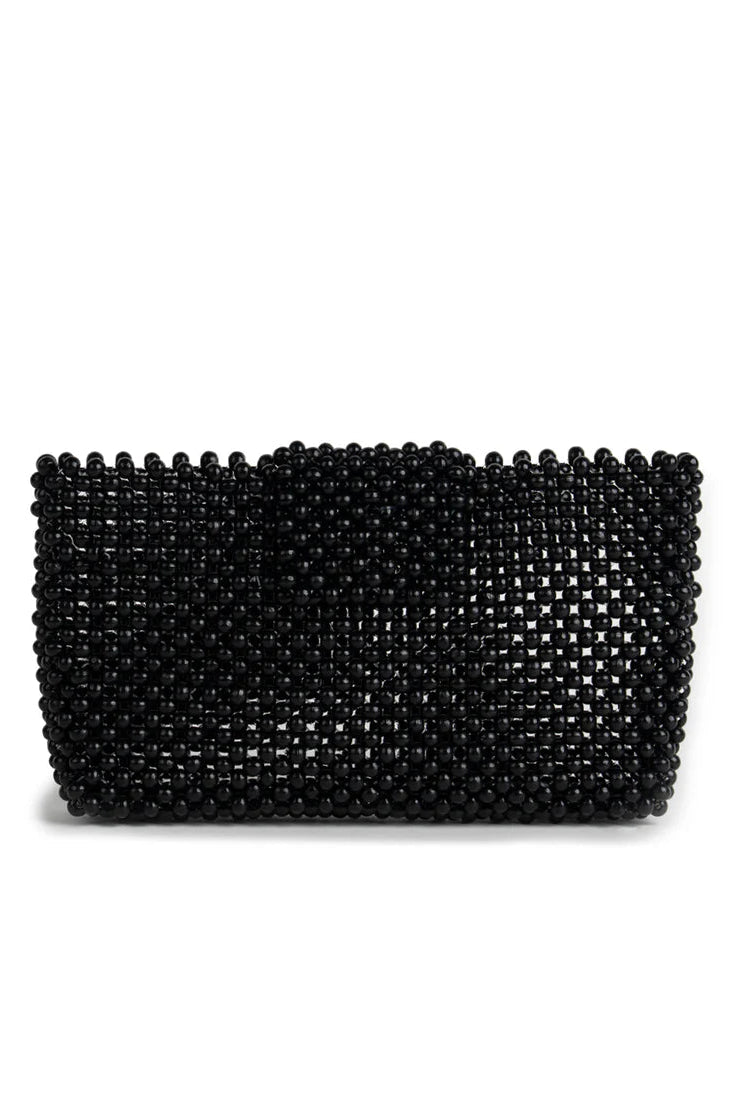 Beaded Wallet - Black
