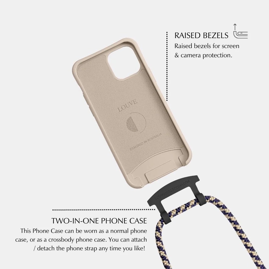 DESERT SAND BEIGE CROSSBODY PHONE CASE