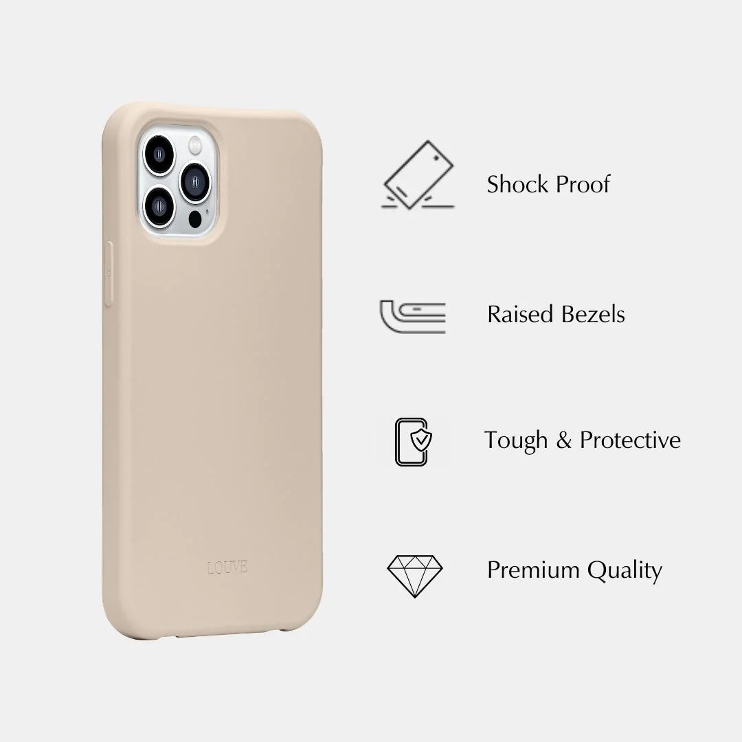 DESERT SAND BEIGE CROSSBODY PHONE CASE