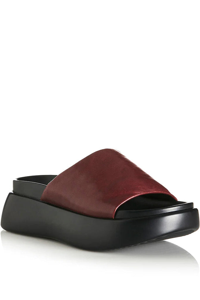 CUTLER - BURGUNDY LEATHER