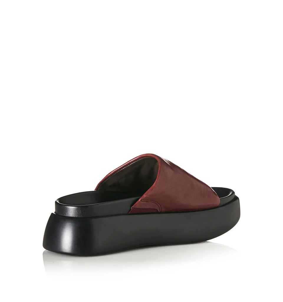 CUTLER - BURGUNDY LEATHER
