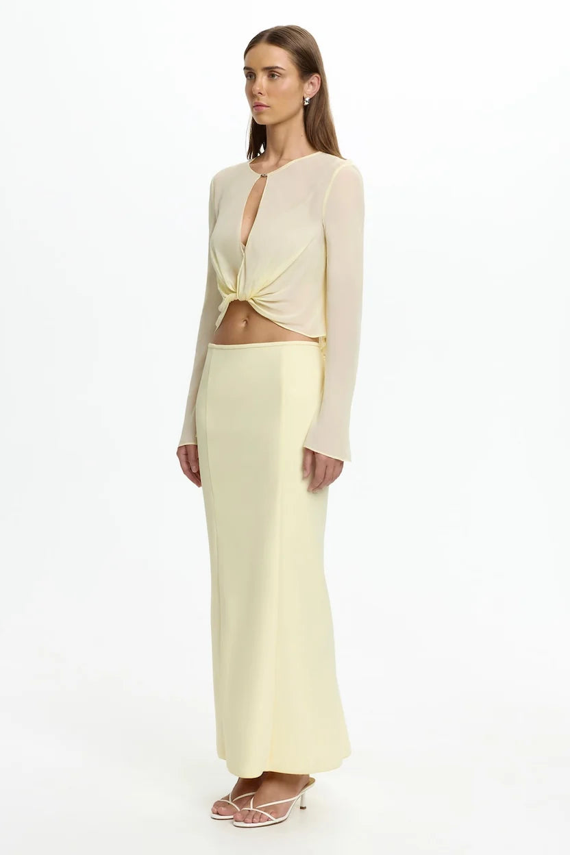 Yeirah Long Sleeve Top - Vanilla