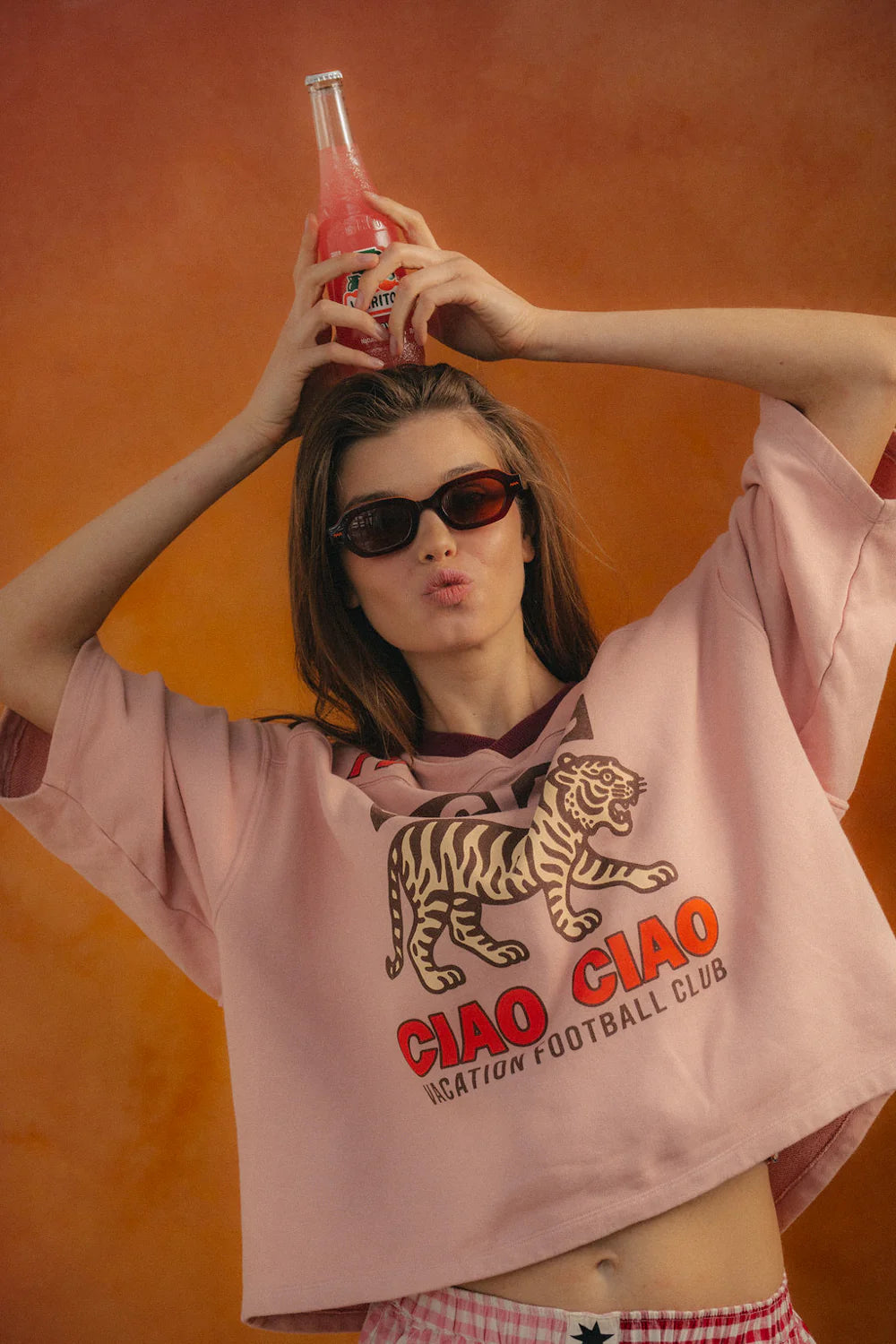Blush Tiger Spirit Club Tee