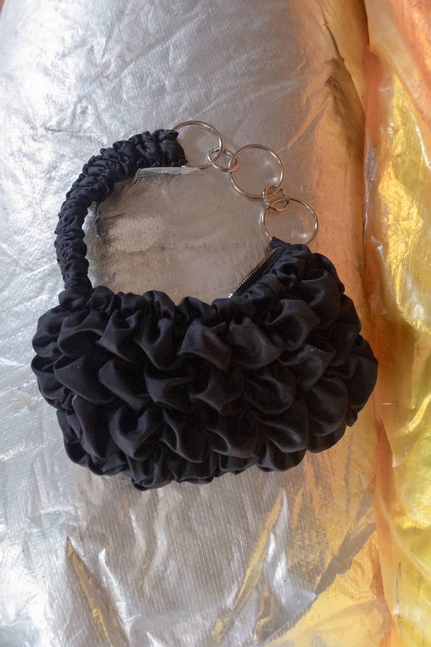 Handbag 01 Black Wool