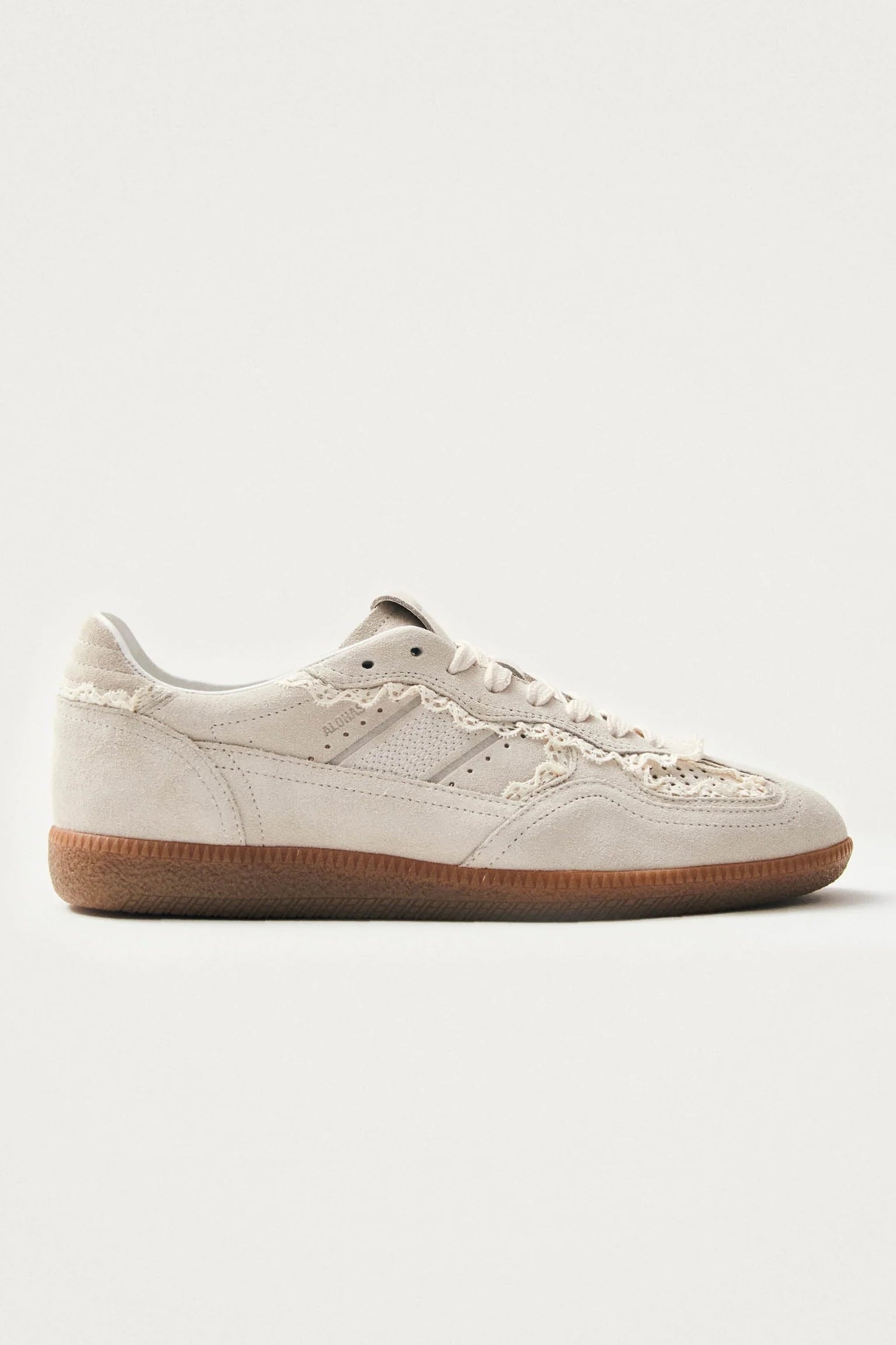 Tb.490 Crochet Cream Leather Sneakers