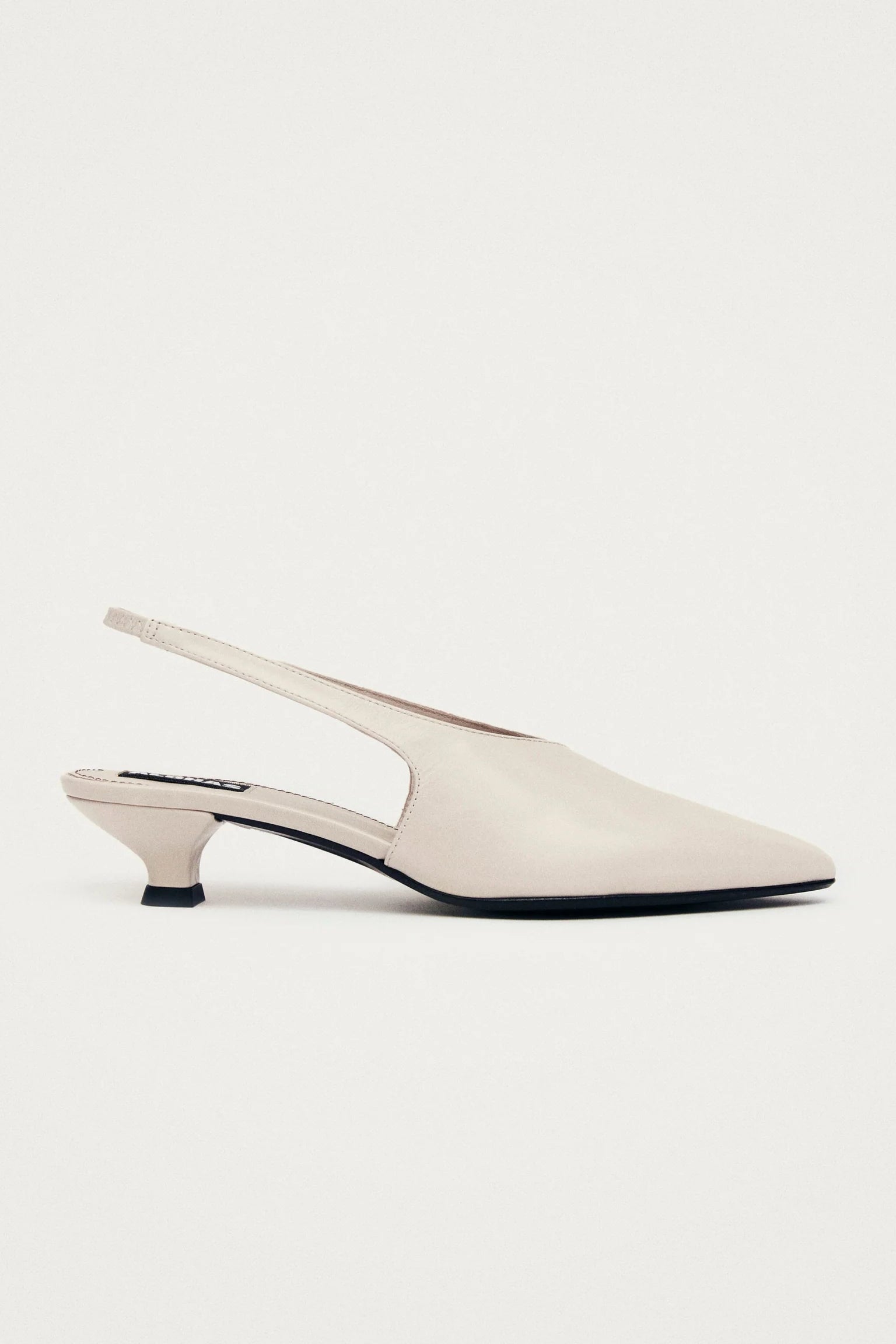 Eros Cream Leather Mules