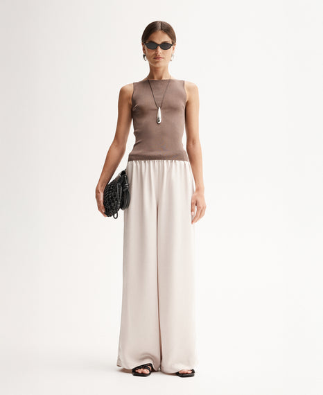 Anouk Knit Top - Chocolate