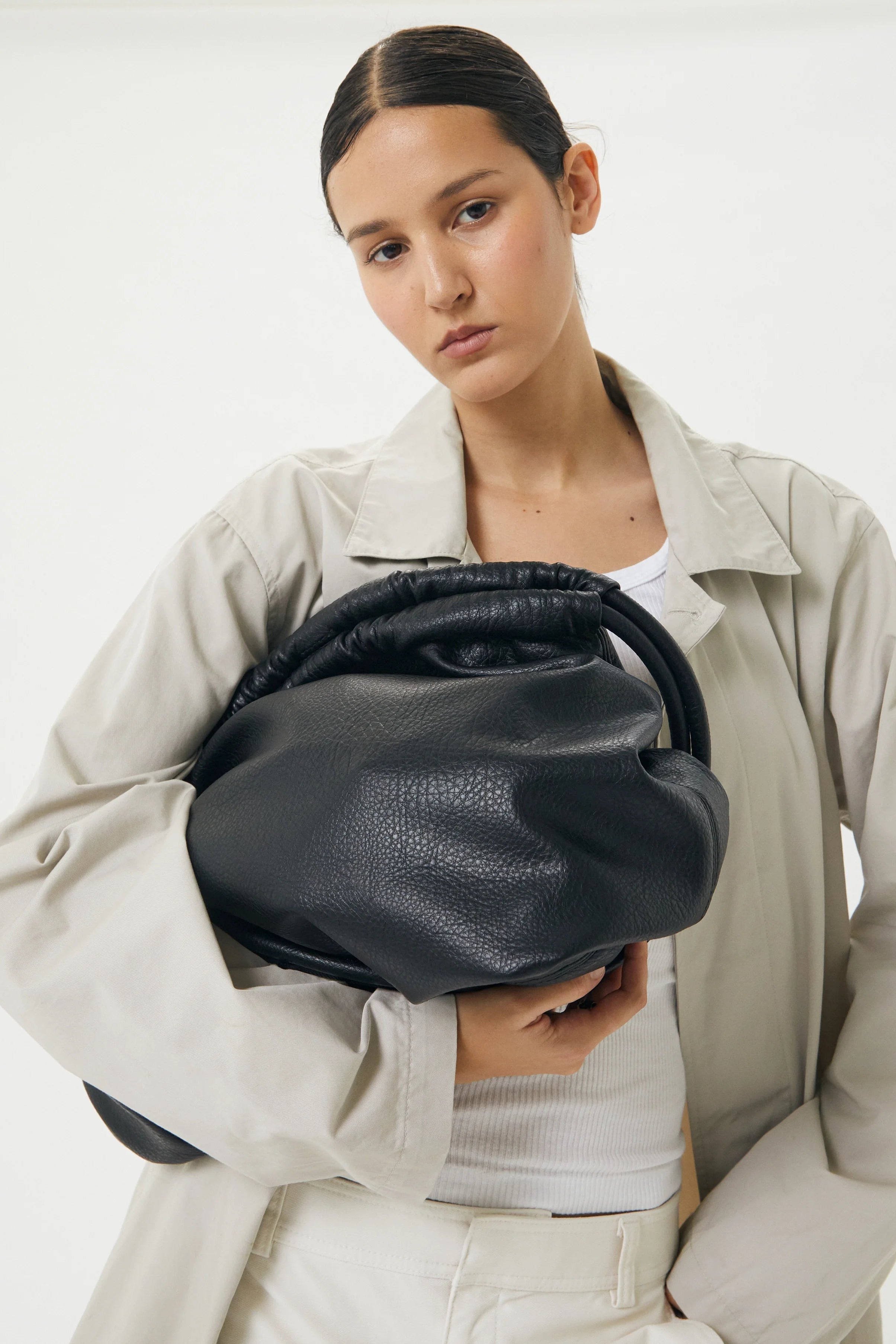 Alma XL Bag - Black Nappa