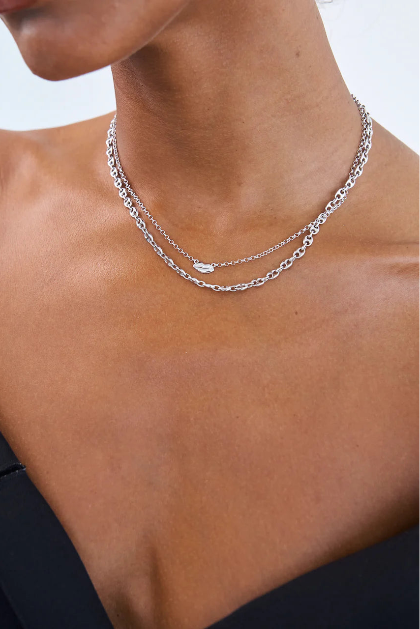 GOLDIE NECKLACE SILVER