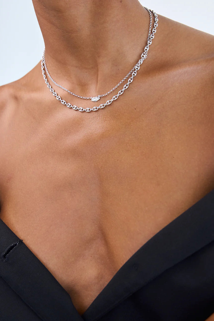 GOLDIE NECKLACE SILVER