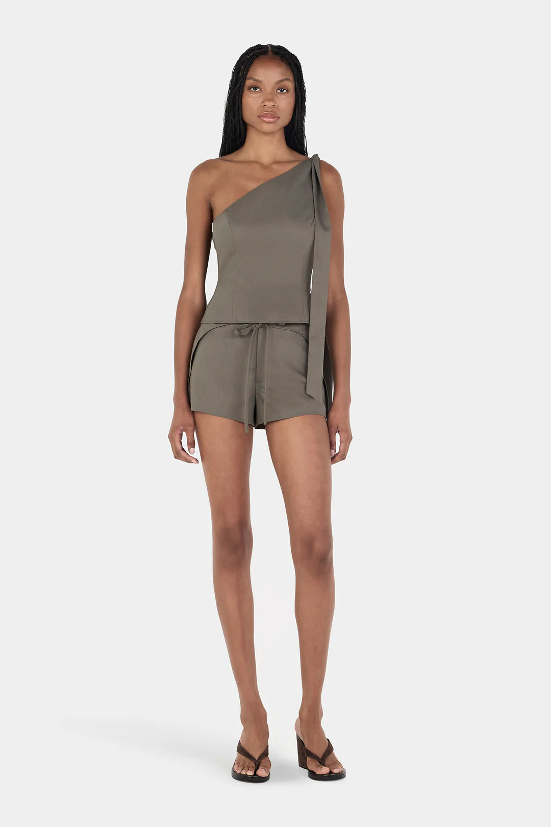 Carrie Asym Top Forest