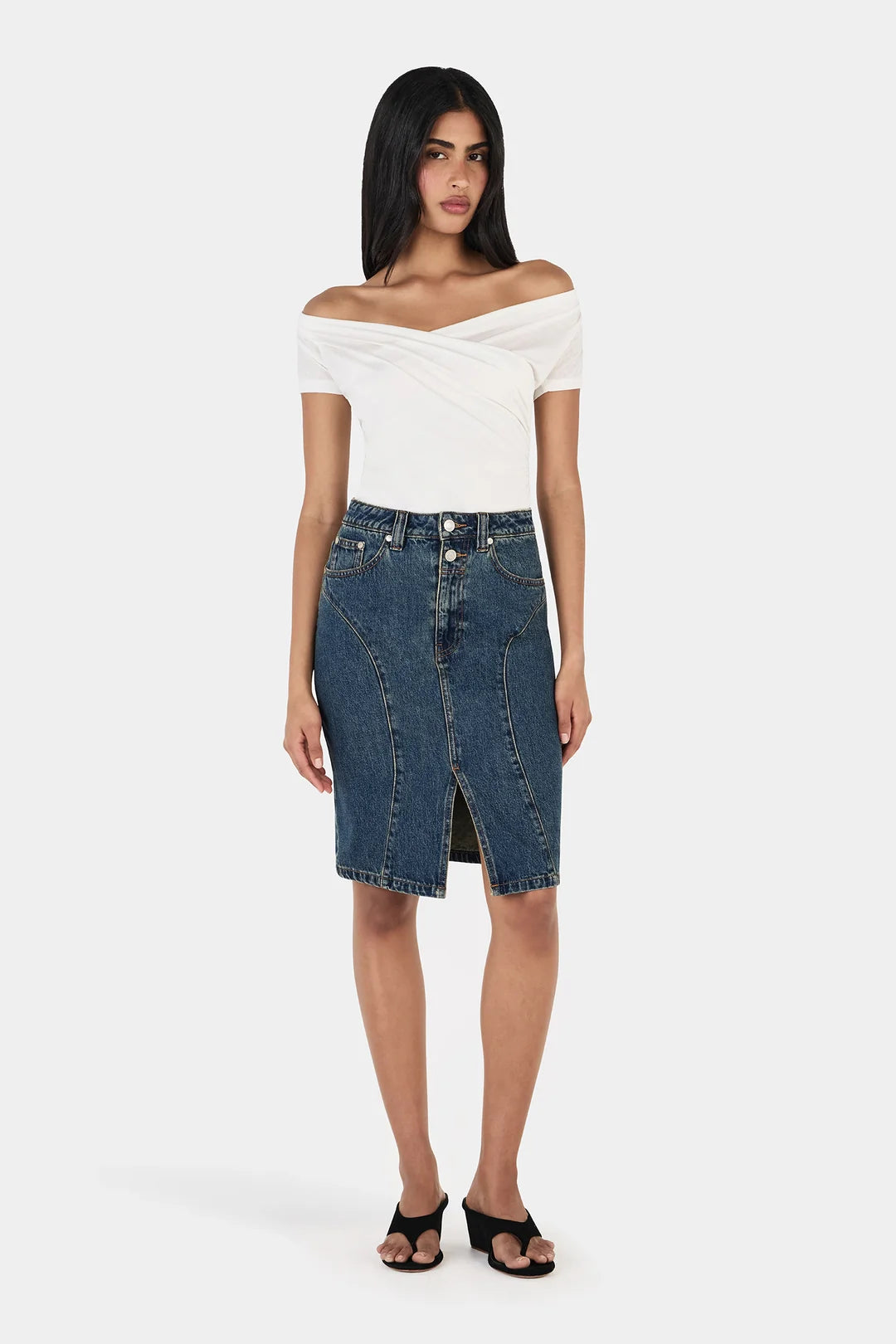 Jax Jersey Top Ivory