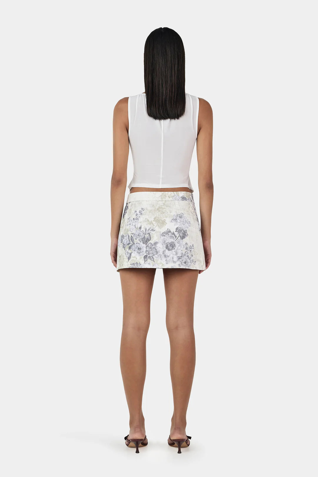 AGGIE SKIRT - BOTANIC DENIM