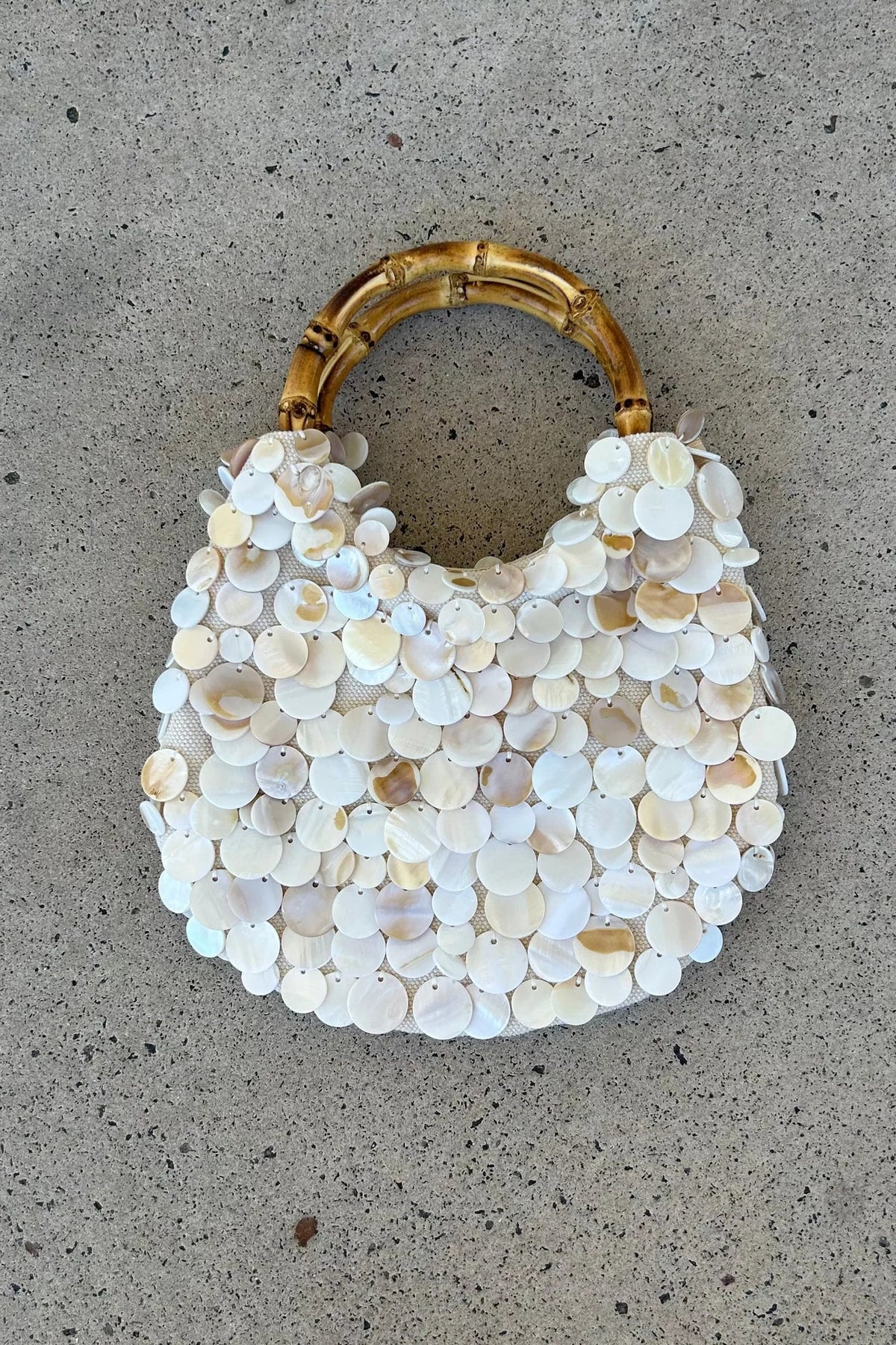 The Amalfi Pearl Bamboo Bag