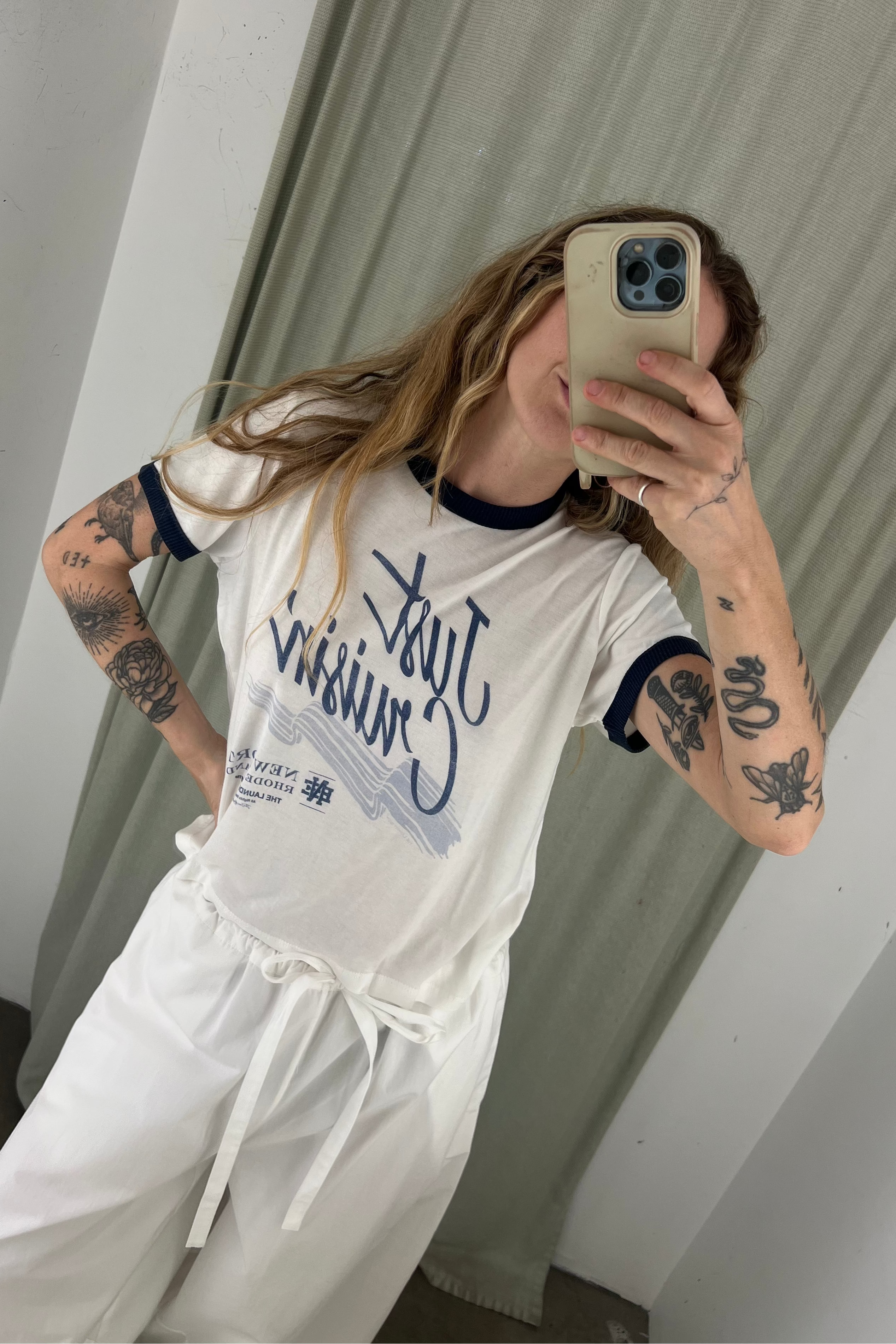 Just Cruisin Rhode Island Perfect Ringer T-Shirt