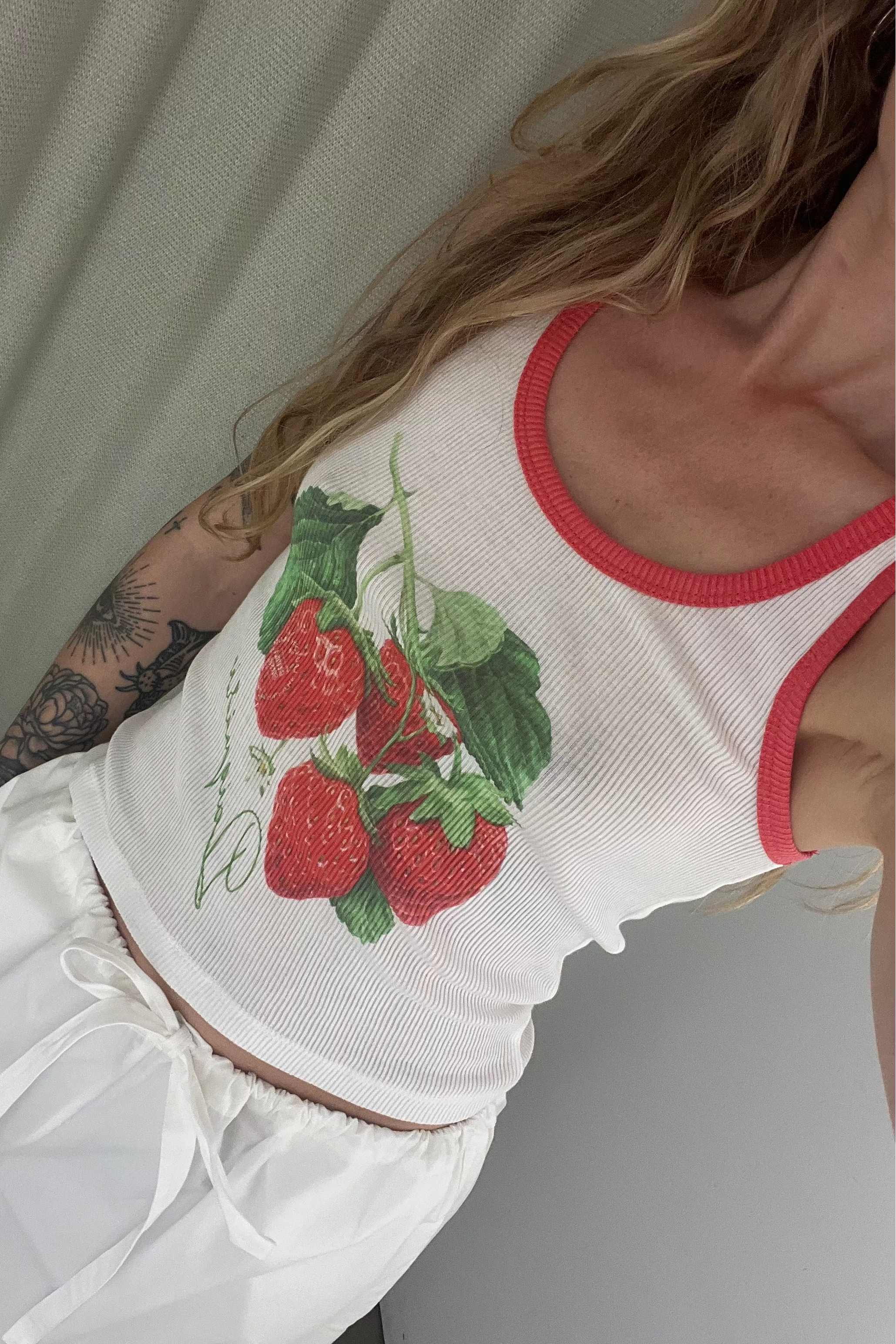 Strawberry Daiquiri Rib Tank