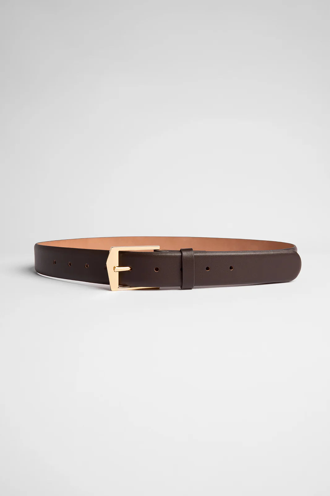 Ida Belt 3.5cm Chocolate/Gold