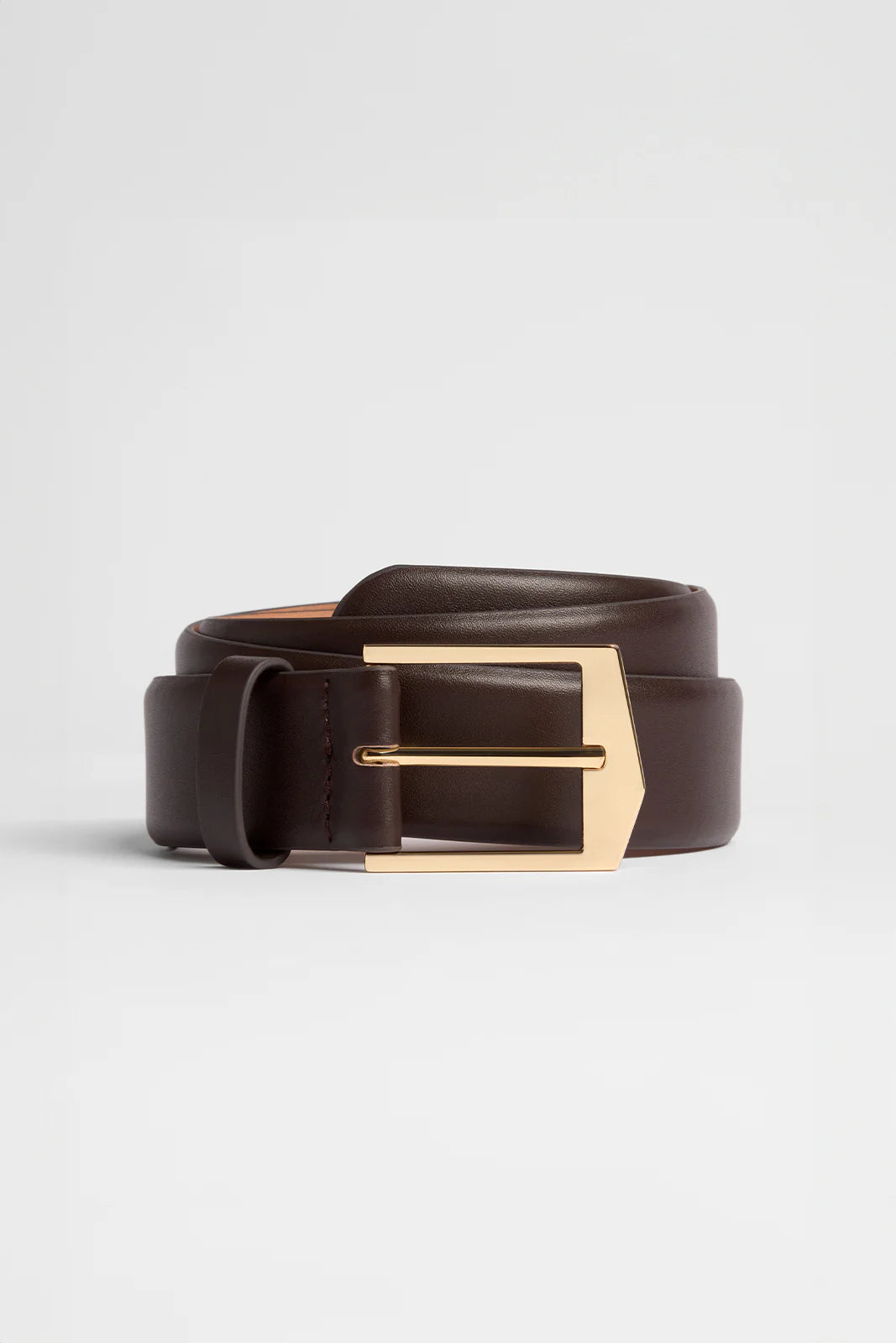 Ida Belt 3.5cm Chocolate/Gold