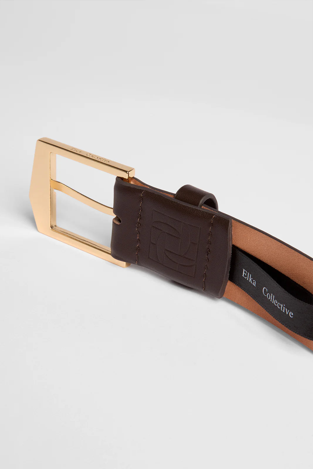 Ida Belt 3.5cm Chocolate/Gold