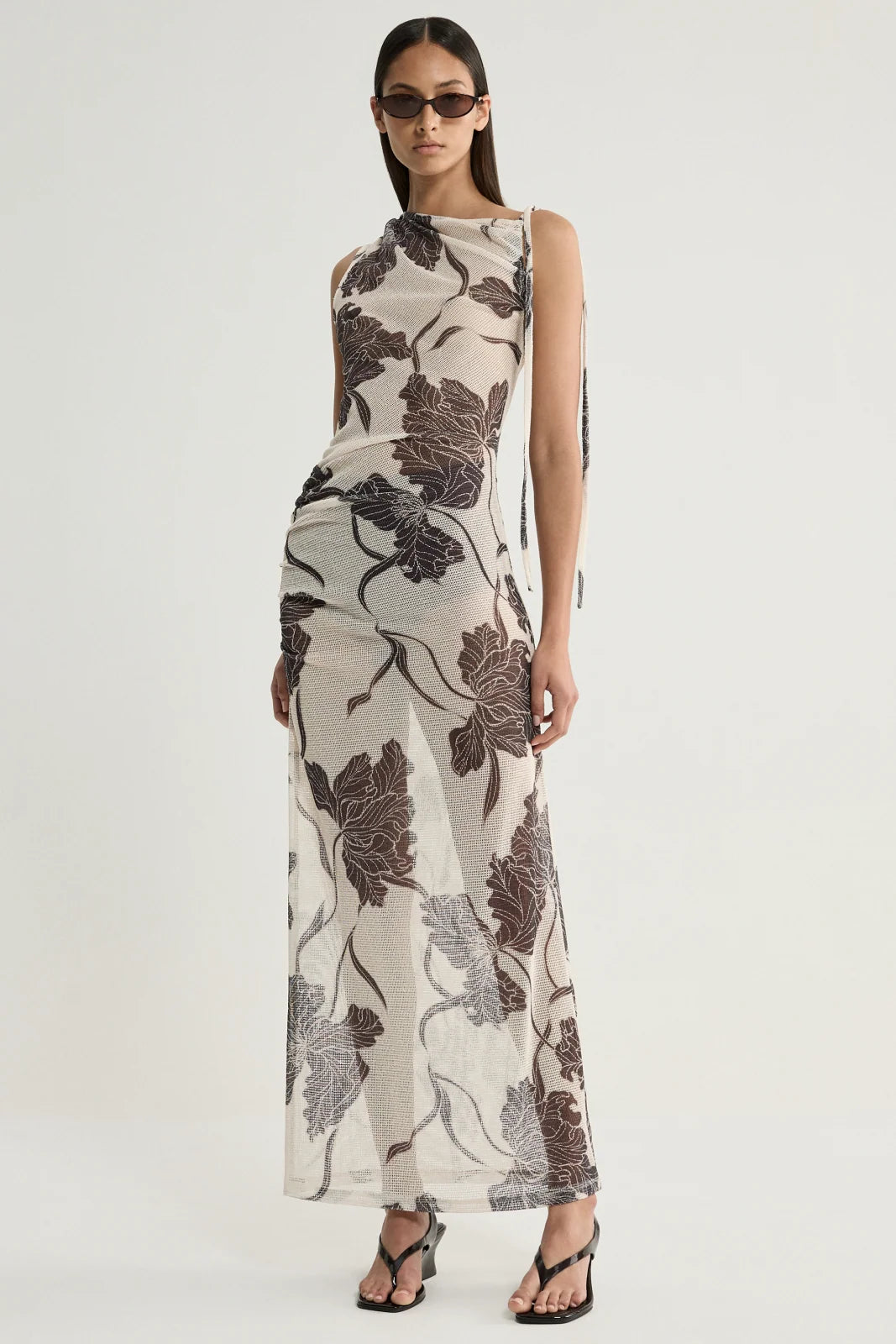 Valerie Dress - Ecru Floral