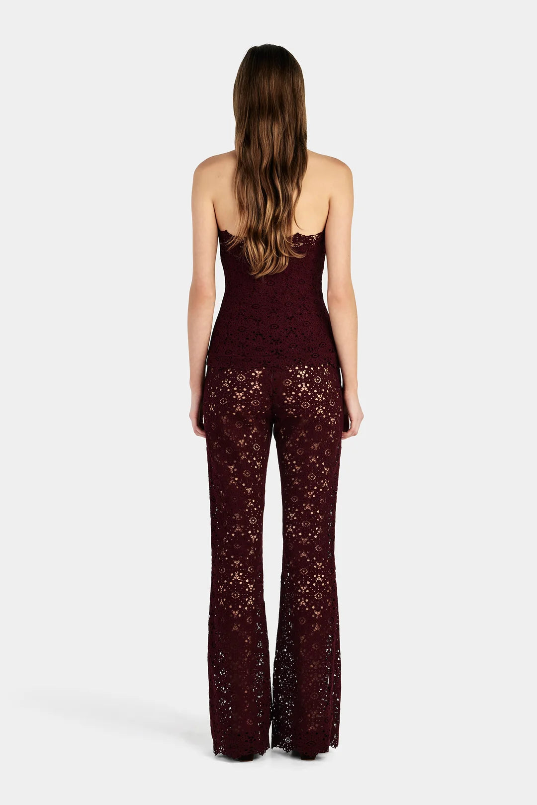 LOCO LACE BUSTIER WINE