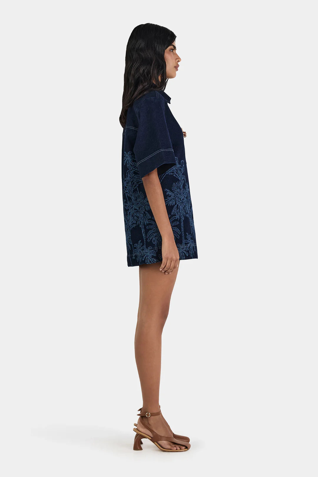 Mabel Denim Tunic Tropicana Denim